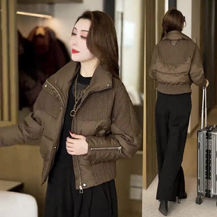 棉服女2025年新款冬季今年流行的漂亮棉袄小个子爆款短款棉衣外套