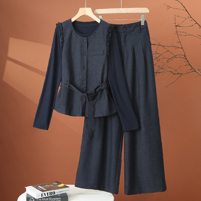 时尚休闲套装女秋季2025年新款