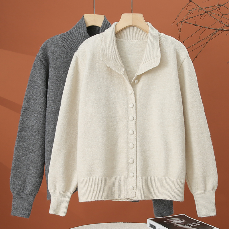 半高领针织衫女2025秋冬内搭上衣