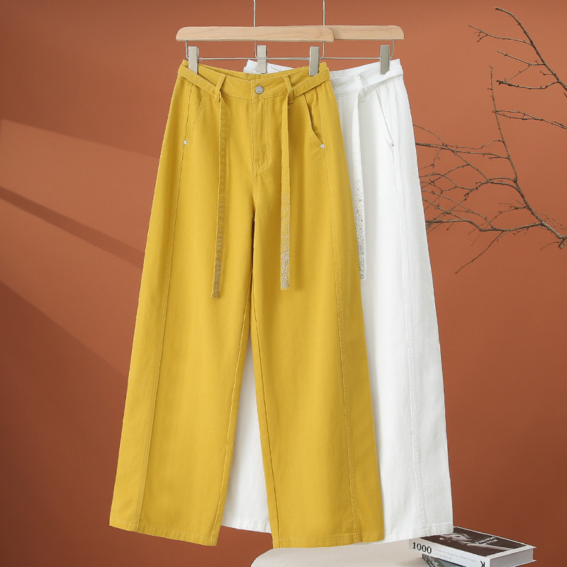 高腰牛仔裤女春季2026新款今年流行爆款阔腿裤宽松显瘦休闲直筒裤