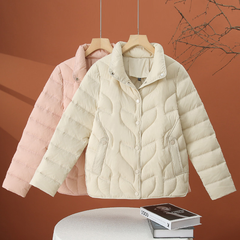 小个子立领棉服外套女2025冬季新款保暖棉衣时尚轻薄短款小棉袄子