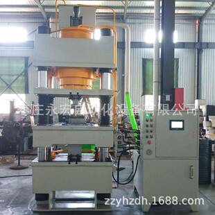 出口碳化硼315吨全自动粉末成型机器氧化铝陶瓷碳化硼压饼液压400