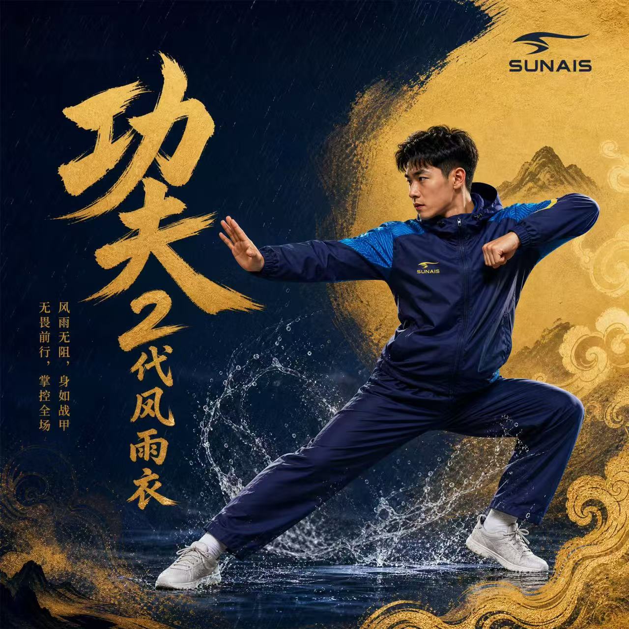 舒莱狮官方正品功夫二代风雨衣图片