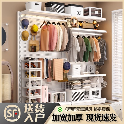 加厚白色款衣柜未满生花工业风