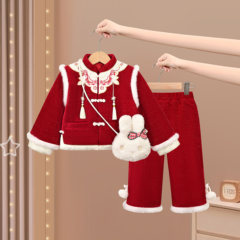 2025新款马年女童拜年服