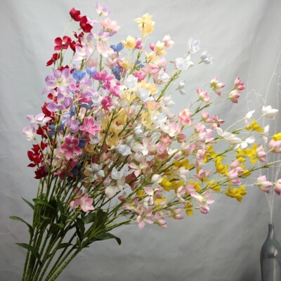 高枝2叉风铃铃兰婚庆仿真花批发