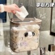 壁式 收纳盒透明浴室卫生间卫生纸化妆品收纳盒翻盖式 卫生巾整理盒