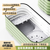 种菜种植箱铝合金室内阳台带轮自吸水新型花盆户外楼顶种花专用箱