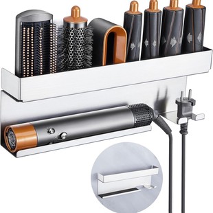 免打孔电吹风美发造型器支架Dyosn戴森卷发棒直发器壁挂收纳挂架