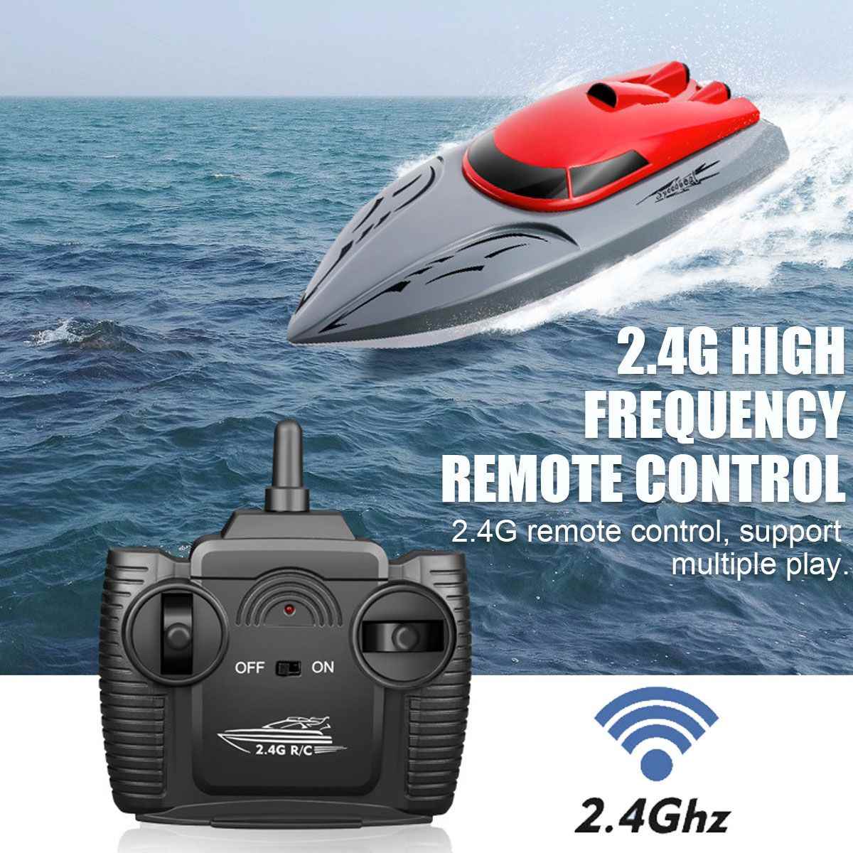 ControlRemoteRCWaterproofm2.4G806ToyDualBoatBoat