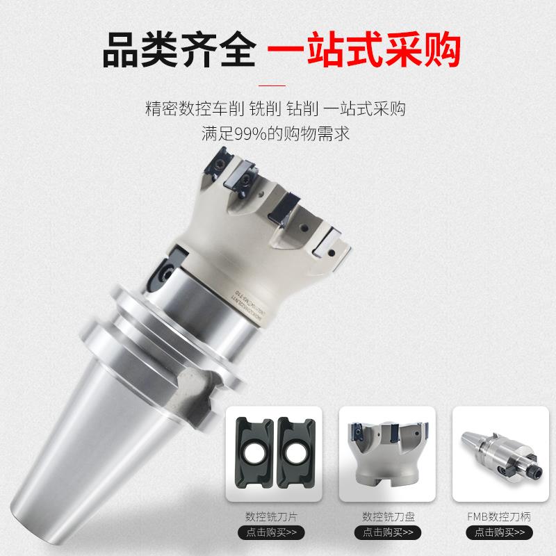 LN11方肩数控刀盘 90度直角加工中心快进给铣刀盘 肯纳LNMU11刀片
