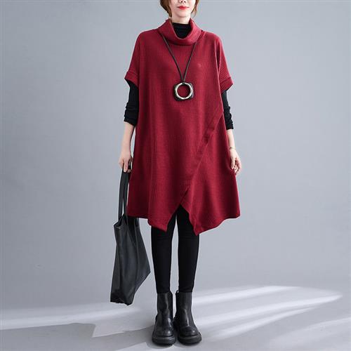 Plus size womens thickened solid color casual slim high