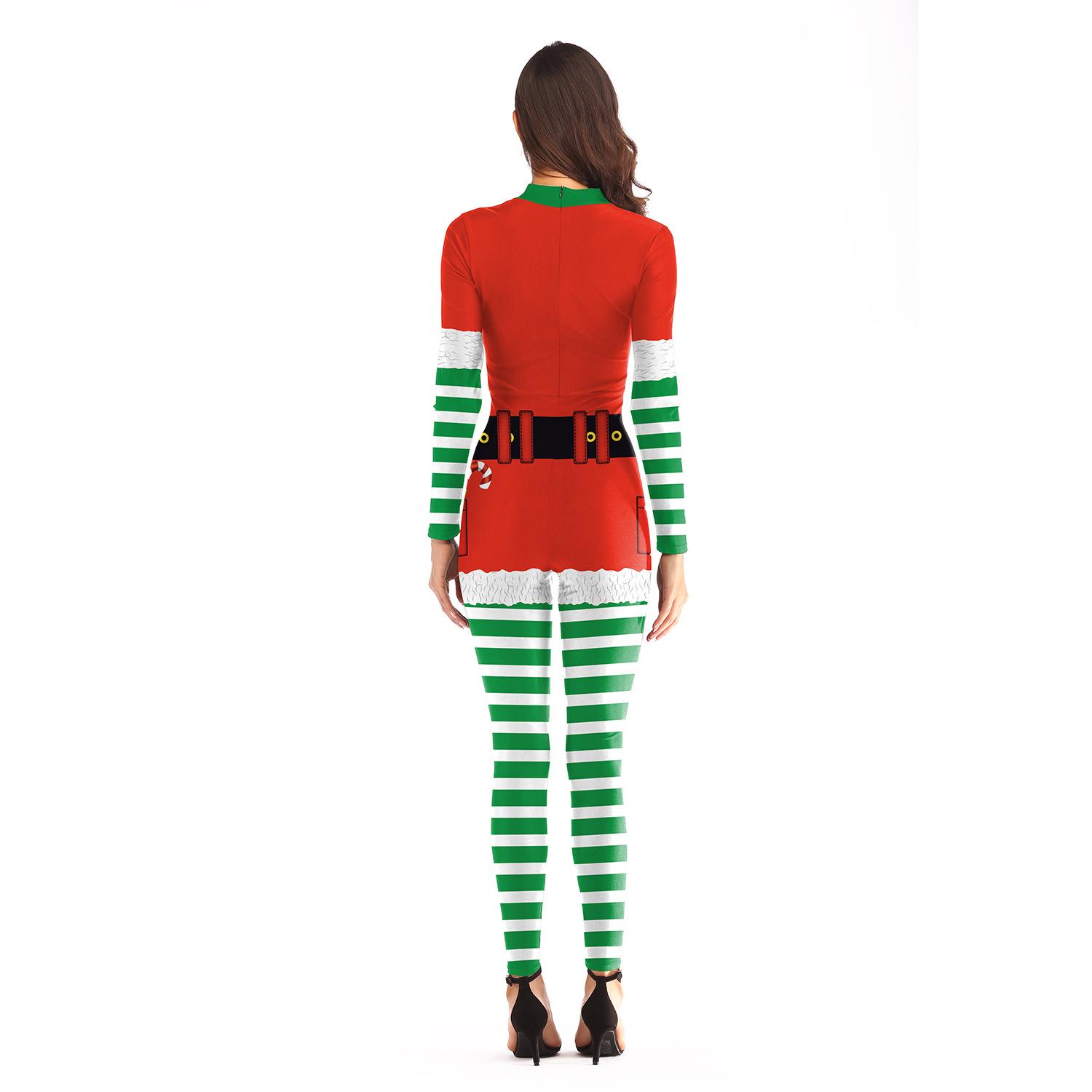 kids print costume boys girls animal catsuit long party