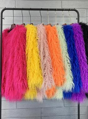 autumn-winter new fashion long fur coat environmental faux