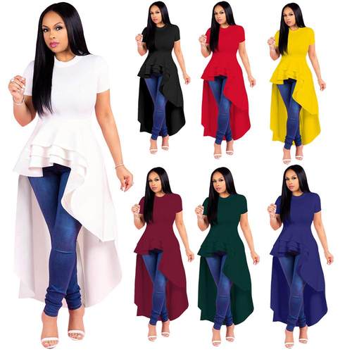 lady office summer trousers pants leg wide pleated hundred