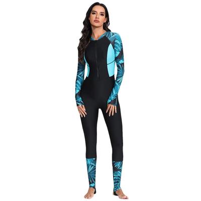 body full jellyfish diving sunscreen womens suit surfing