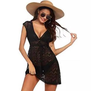 Lace Kimono Cover-up Sexy Beach Sun Protection Cover-up