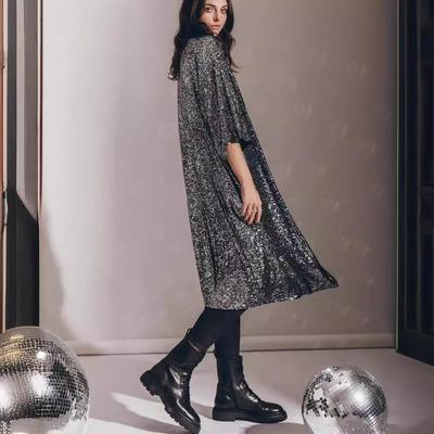 Fashion Party Sequin Cardigan Jacket Women