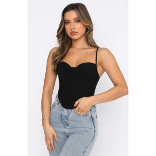 tops with boned corset bodices back bustiers zip women bra