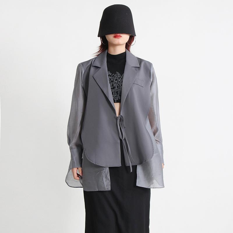women for coat mid-length cardigan thin loose top