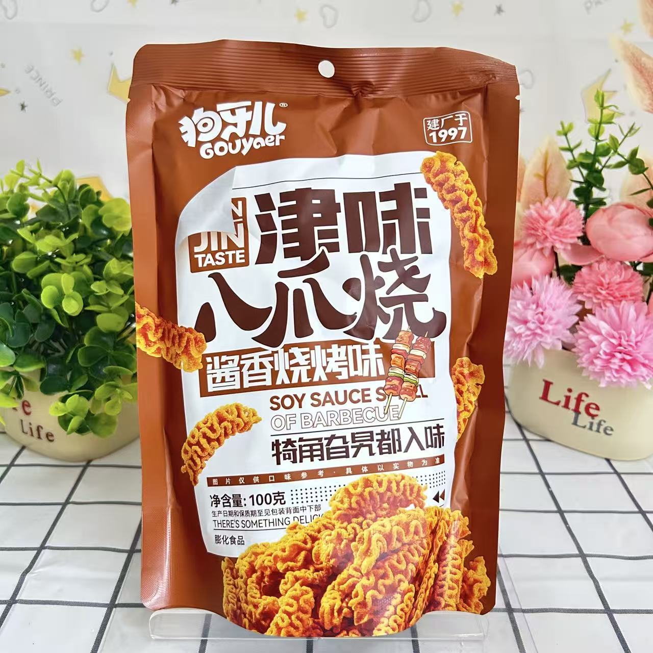 狗牙儿津味八爪烧3味6袋装零食