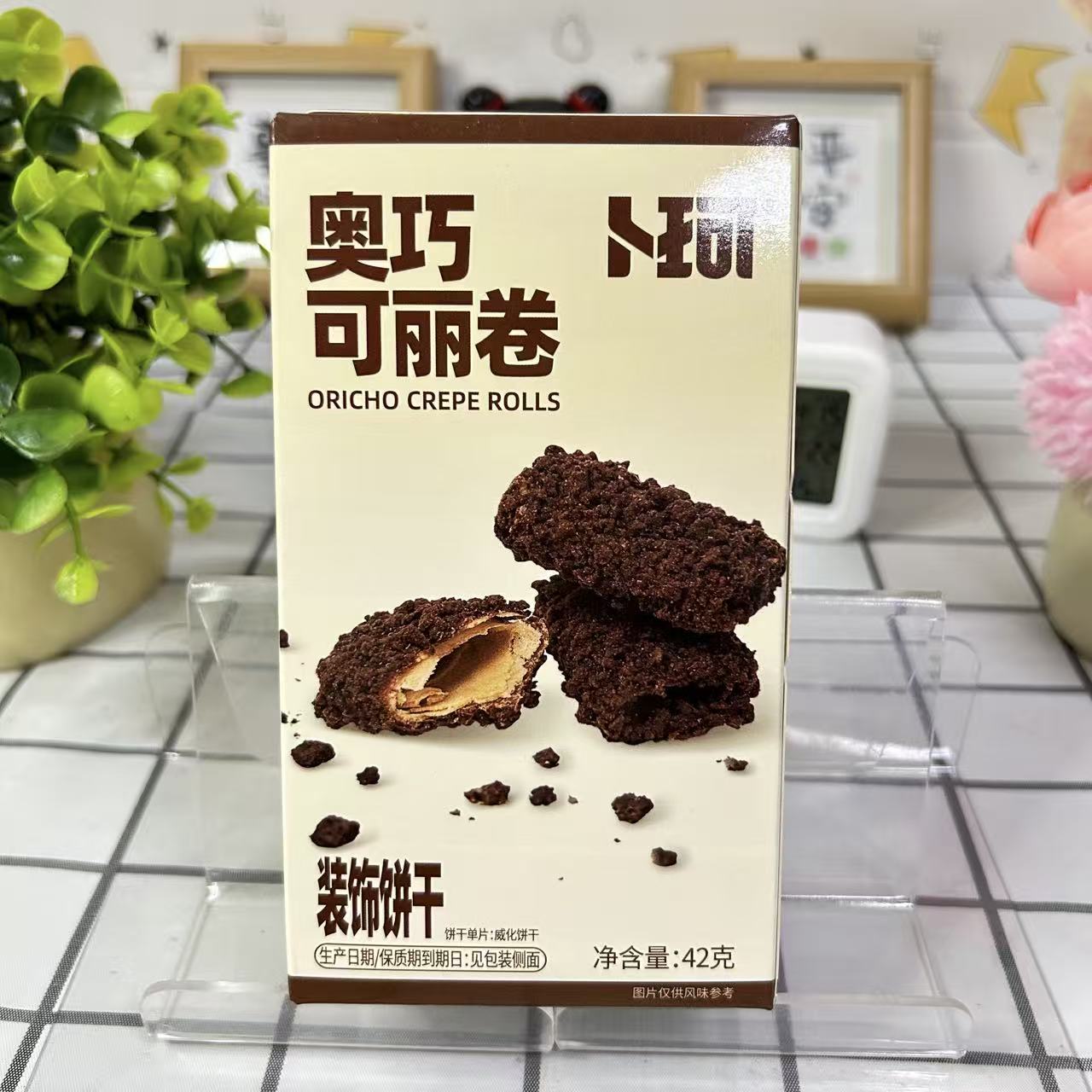 卜珂巧可丽卷燕麦巧克力威化饼干