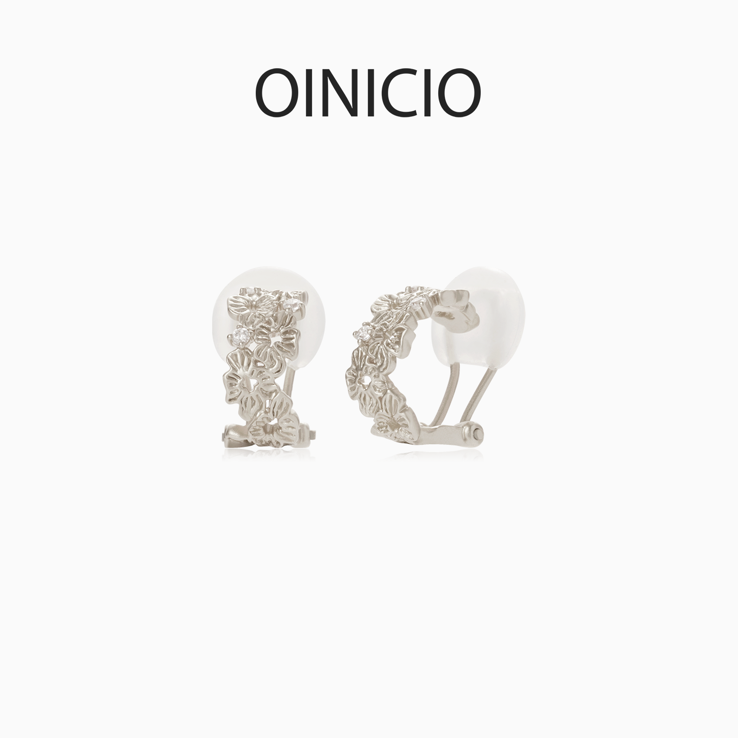 【新品上市】OINICIO初印南柯系列蕾丝繁花耳夹女原创无耳洞耳饰