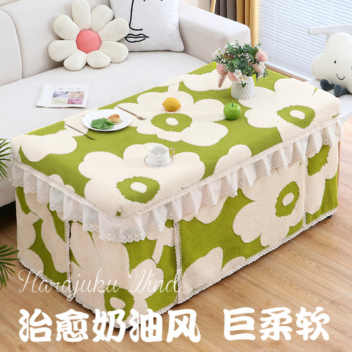 奶油风加厚烤火罩冬季