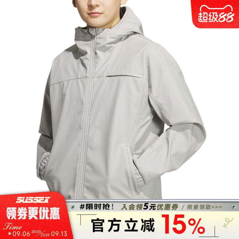 阿迪达斯运动休闲夹克外套