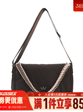 阿迪达斯三叶草春季男女运动休闲单肩包斜挎包KT7417