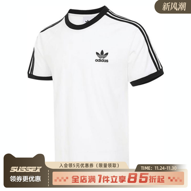 阿迪达斯运动训练休闲T恤