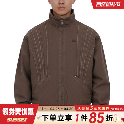 阿迪达斯运动休闲夹克外套