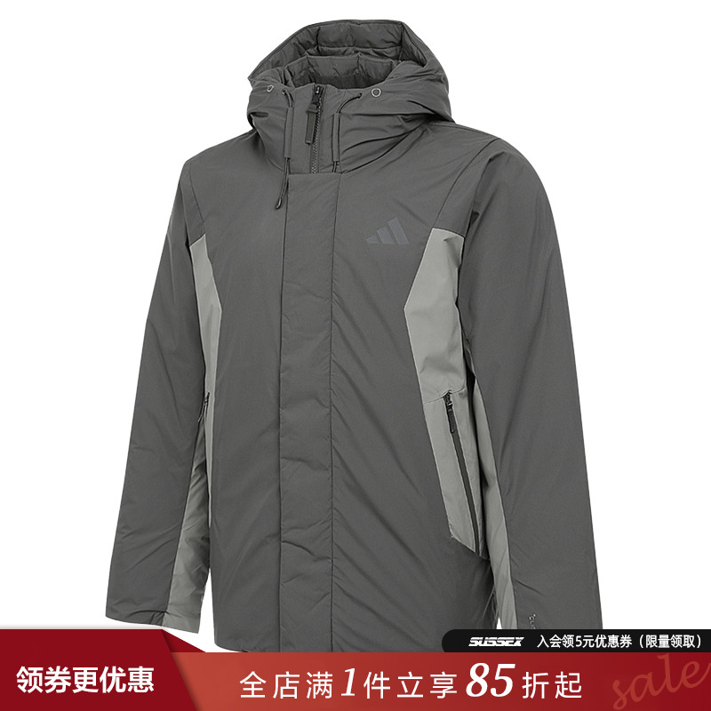 阿迪达斯运动休闲羽绒服