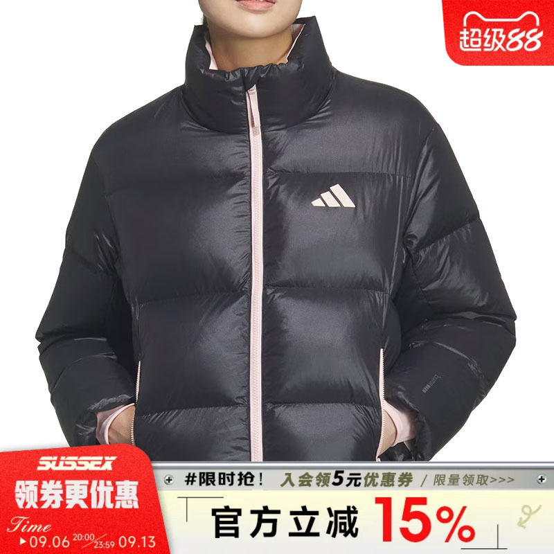 阿迪达斯运动休闲羽绒服