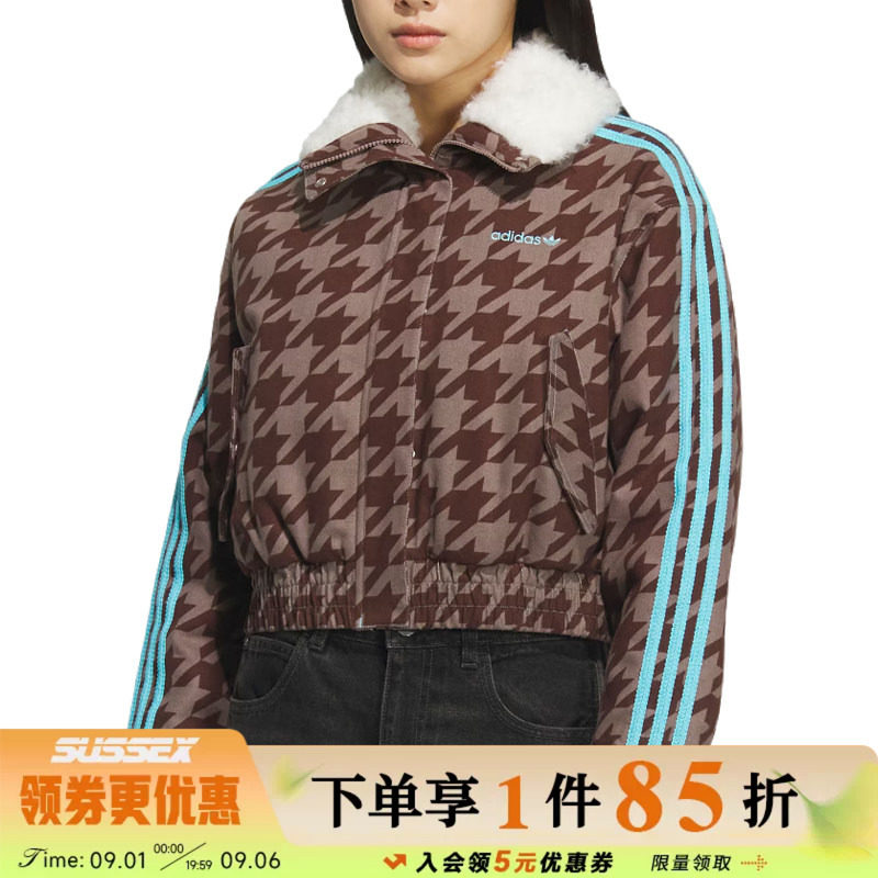 阿迪达斯运动休闲棉服