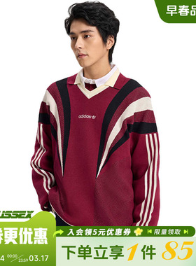 阿迪达斯三叶草春季男子运动休闲卫衣套衫KW2019