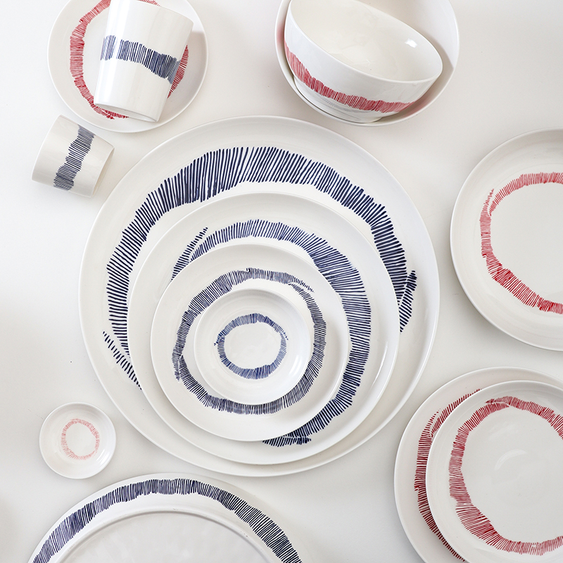 比利时S牌联名款陶瓷碗家用餐厅汤饭碗牛排点心菜盘子水杯马克杯