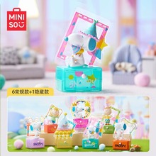 MINISO名创优品史努比派对主题盲盒可爱盲盒桌面手办摆件礼物女孩