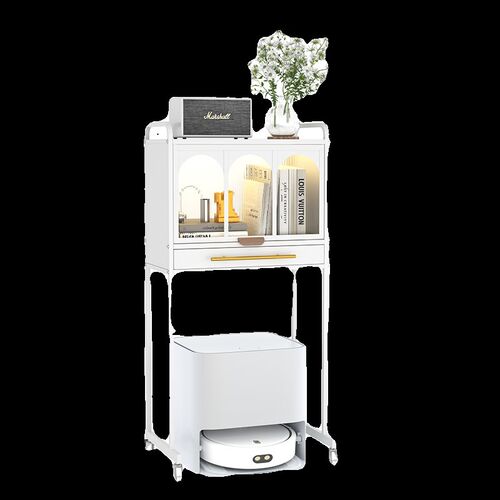 客厅科沃斯e扫地机器人上收置物架云鲸基站石头方纳架沙发移可旁