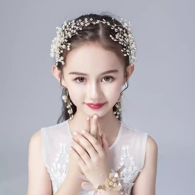 欧美公主发夹珍珠对夹女童超仙头花韩版走秀演出表演生日派对,饰品/流行首饰/时尚饰品新,民族风发饰,淘宝优惠券,粉丝福利购,淘宝优惠卷