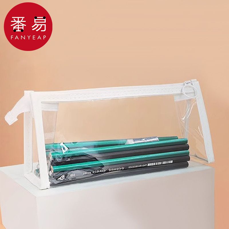 笔袋AB1S242-简约铅笔袋男女孩收纳袋学生大容量文具袋考试文具