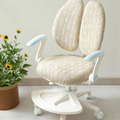 学生椅套儿童学习椅子套罩弹力布套护童座椅套电脑办公椅双背椅罩