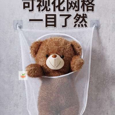 家用网纱式挂衣袋 浴室脏衣服收纳袋子 墙上挂袋门后储物袋壁挂袋
