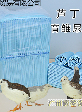芦丁鸡鹌鹑育雏尿垫加厚狗狗宠物小鸡尿片垫纸卢丁尿不湿隔尿垫