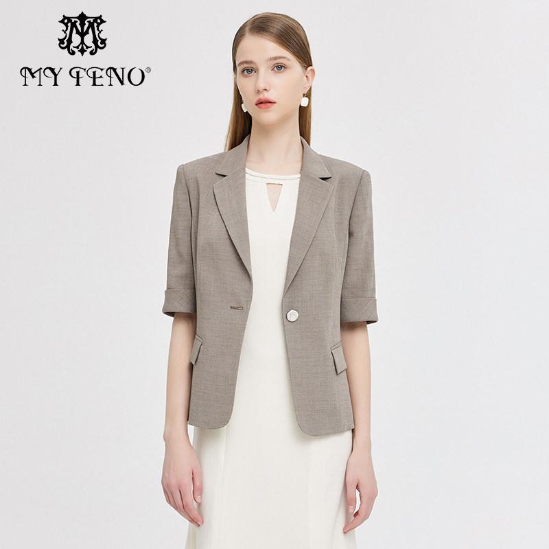 专柜正品马天奴女装夏季多色短款西装西服外套外搭直筒轻薄,女装/女士精品,西装,淘宝优惠券,粉丝福利购,淘宝优惠卷