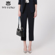 马天奴秋冬烫钻直筒九分西装 裤 女裤 专柜正品 子时尚 MRS840PNS0