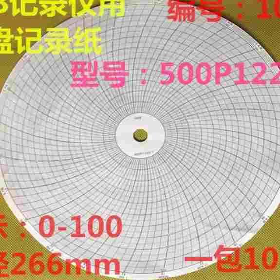 圆形NO.5880 500P-1225-1 ABB圆盘记录纸DATE NUMBER 测温打印纸