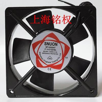 建准12厘米轴流风机 SF12025AT 220V 110V交流散热风扇 PN2122HSL