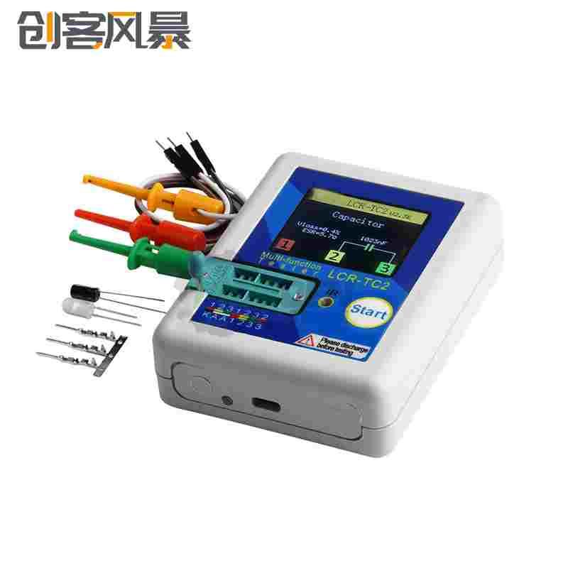 英文版LCR-TC2 升级版高精度晶体管测试仪全彩屏元器件检测V2.3E