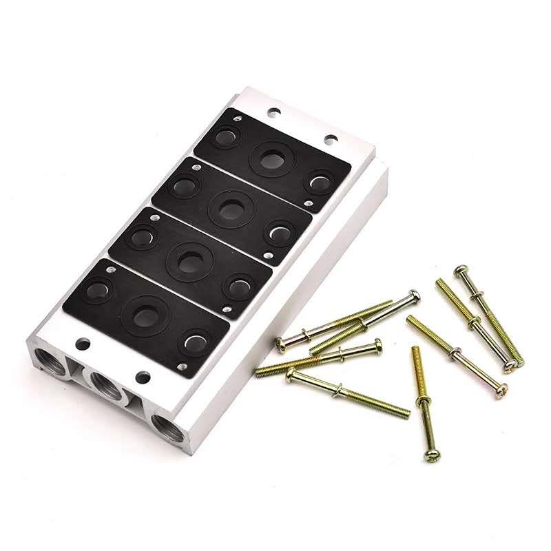 电磁阀底座4V210-08汇流板200M-1F/2F/3F/4F/5F/6F/7F/F8F/9F/10F